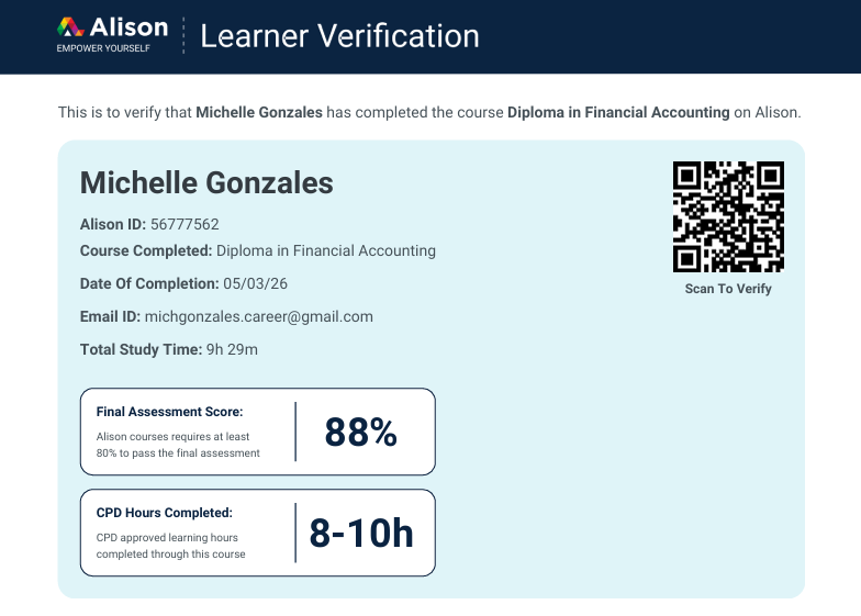 Diploma in Financial Accounting