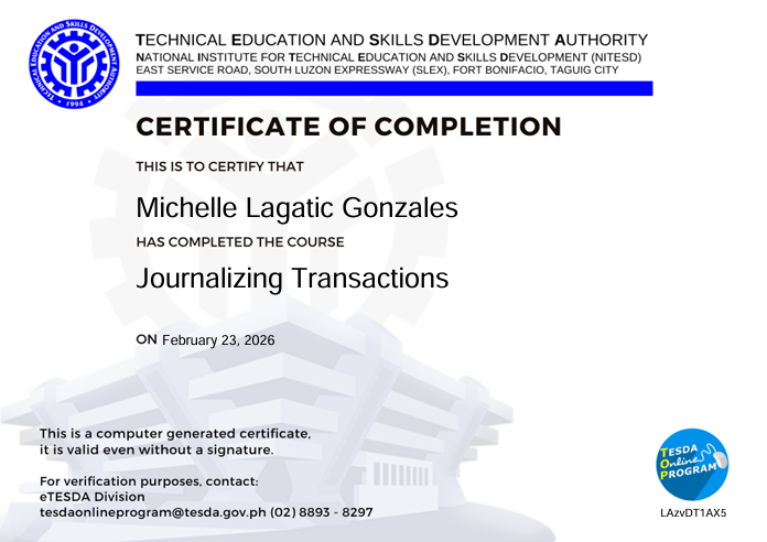 Journalizing Transactions